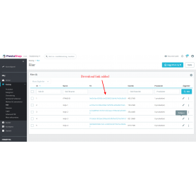 Prestashop  Attachment Direct Download Link added - Product file