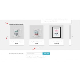 Prestashop Nyligen besökta produkter - Ultimate carousel