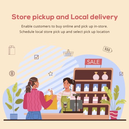 Pickup in store and no delivery address filI Prestashop