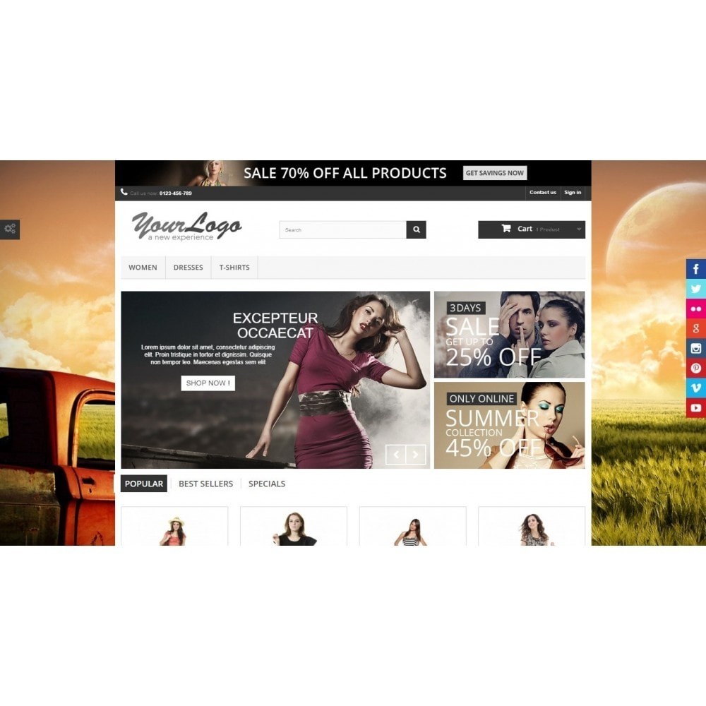 Background Changer - Ultimate Module Prestashop Background Changer - Ultimate Module Prestashop
