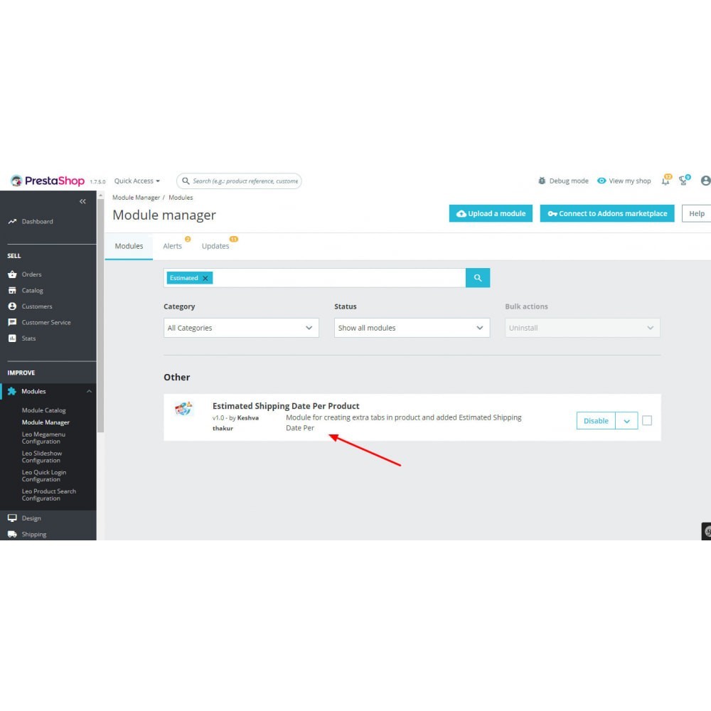 Estimated Shipping Date Per Product Module PrestaShop Estimated Shipping Date Per Product Module PrestaShop