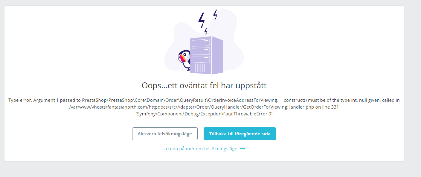 Fel i ordervisning åtgärdat GetOrderForViewingHandler Fel i ordervisning åtgärdat GetOrderForViewingHandler
