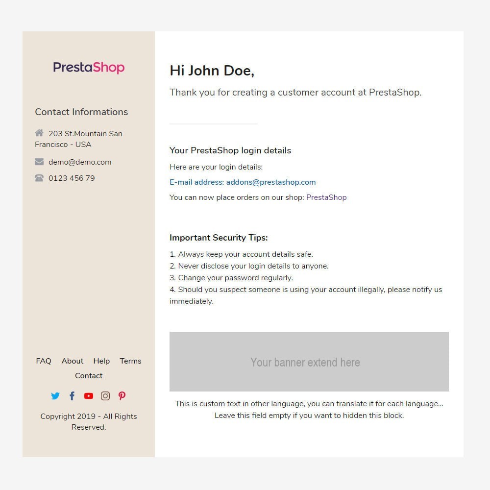 Beautiful - Mallar för e-postmeddelanden och för e-postmeddelanden i Prestashop-moduler Beautiful - Mallar för e-postmeddelanden och för e-postmeddelanden i Prestashop-moduler