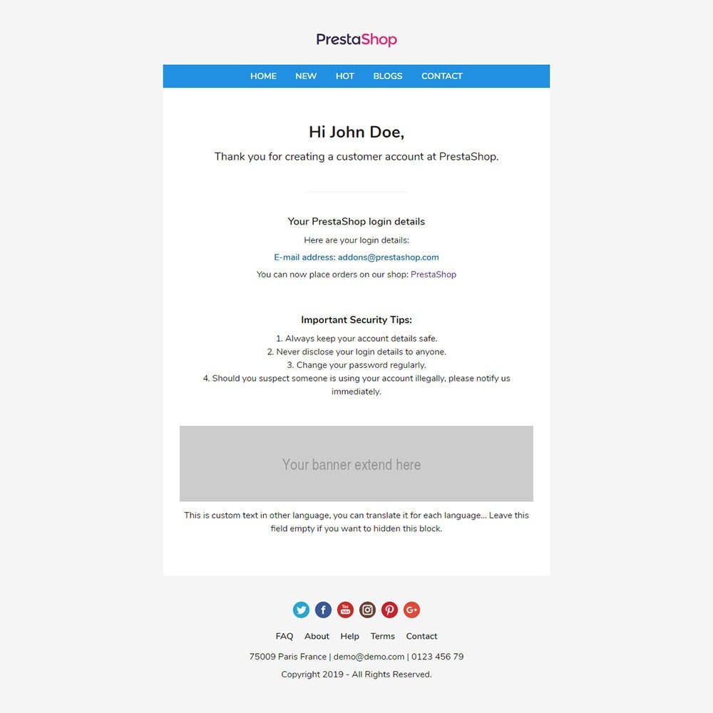 Beautiful - Mallar för e-postmeddelanden och för e-postmeddelanden i Prestashop-moduler Beautiful - Mallar för e-postmeddelanden och för e-postmeddelanden i Prestashop-moduler