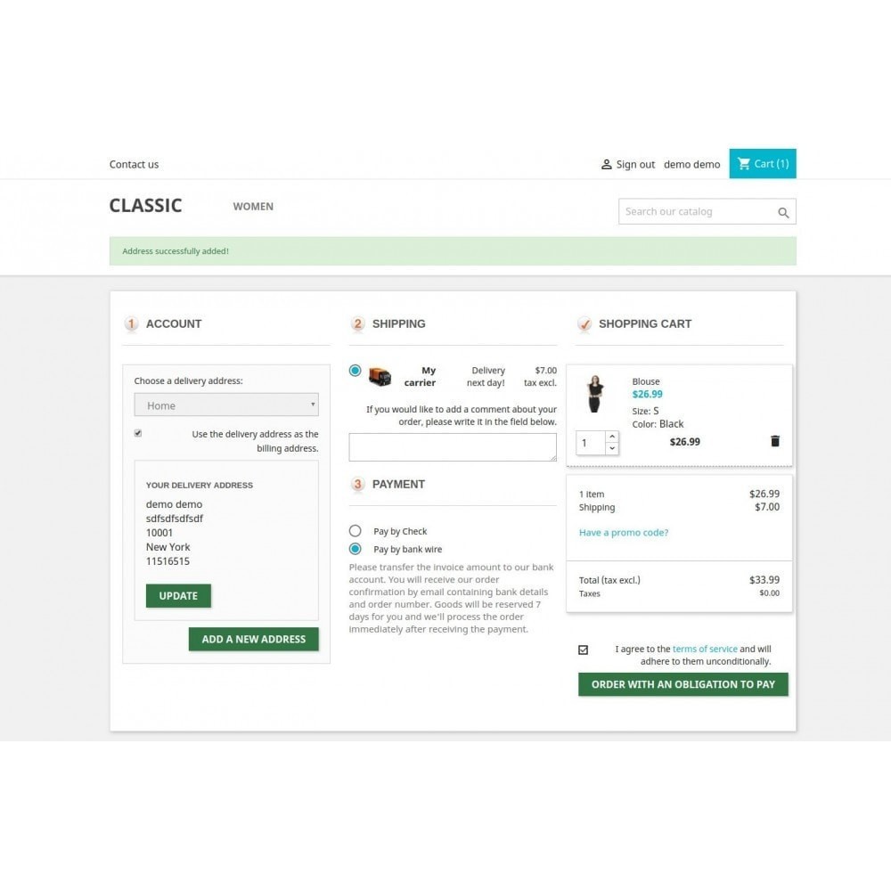 Prestashop One Page Checkout - Responsive Prestashop One Page Checkout - Responsive