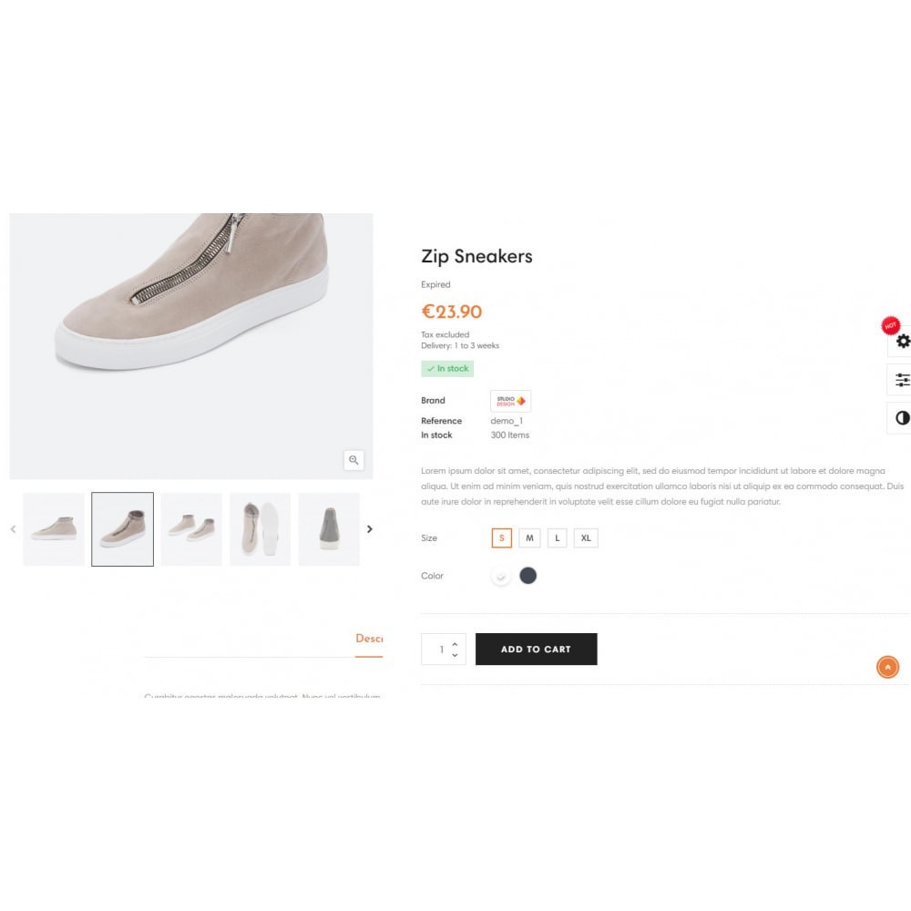 Prestashop Sticky Add To Cart button - Advanced n. Prestashop Sticky Add To Cart button - Advanced n.