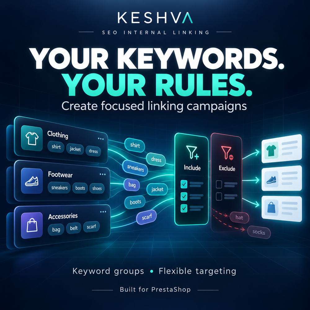Prestashop Free SEO Internal Linking automatically Prestashop Free SEO Internal Linking automatically